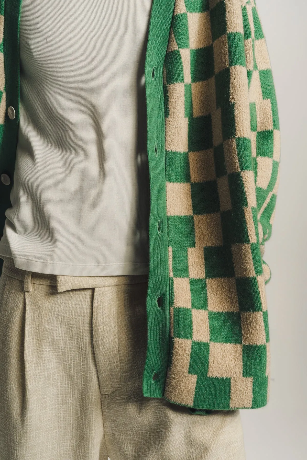 THE ELDER STATESMAN | CARDINAL CHECKER CARDIGAN