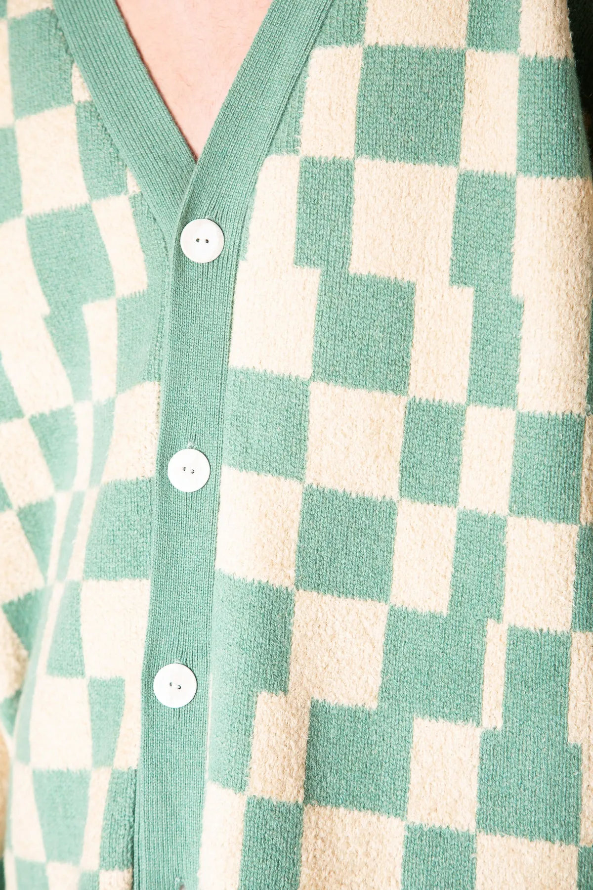 THE ELDER STATESMAN | CARDINAL CHECKER CARDIGAN