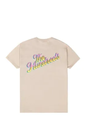 The Hundreds Wild Slant T-Shirt Sand   The Hundreds Slant Logo graphic printed on front crest  • The Hundreds Slant Logo graphic