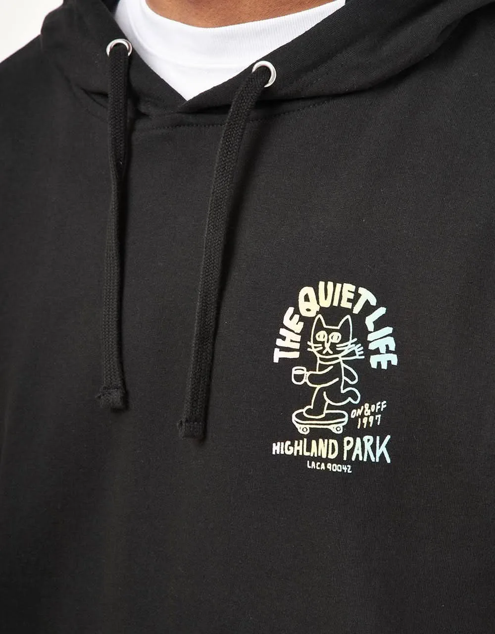 The Quiet Life Skating Cat Pullover Hoodie - Black