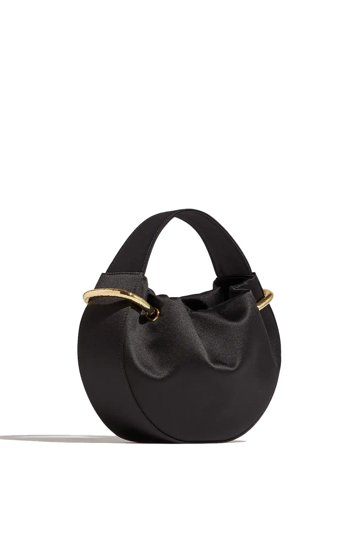 Tilda Ruched Mini Bag in Noir