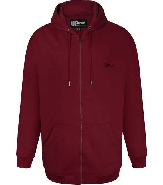 Uptheir 3 Pack Boom Time Zip Hoody Set - Charcoal, Burgundy & Black