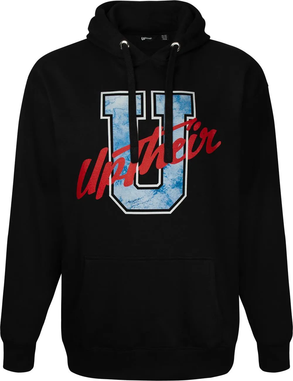 Uptheir College Dyed Hoody - Black