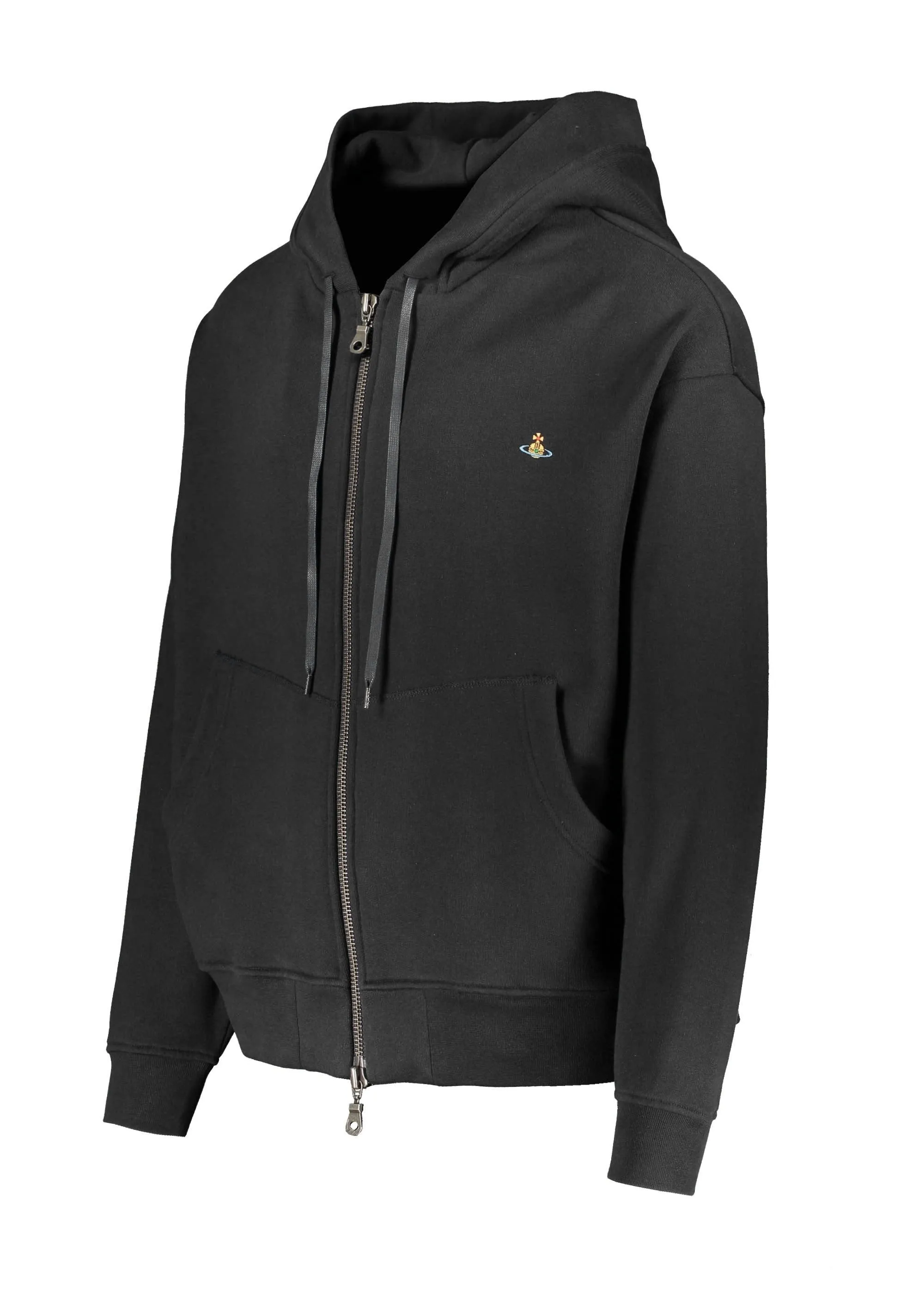 Vivienne Westwood Rugged Zip Hoodie - Black