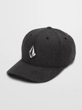 Volcom Full Stone Heather XFIT Cap Charcoal  An everyday piece of headwear that’s distinctly Volcom. Sporting the Stone front an