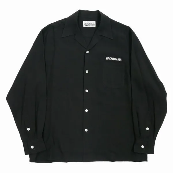 WACKO MARIA  |Unisex Street Style Long Sleeves Oversized Logo Shirts