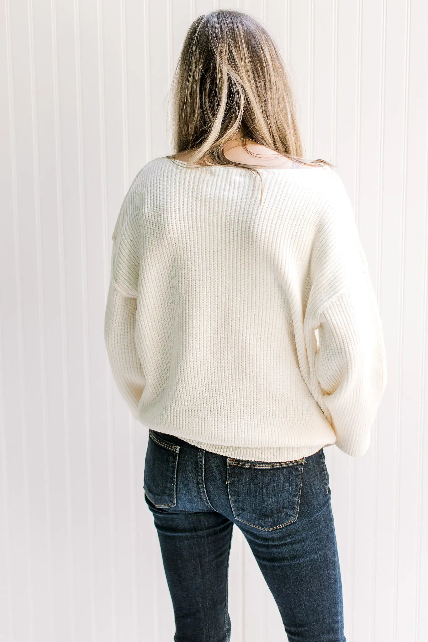 X Aria Ivory Sweater