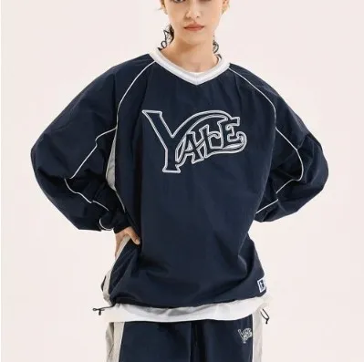 YALE  |Unisex Street Style Long Sleeves Co-ord Logo Sweatshirts