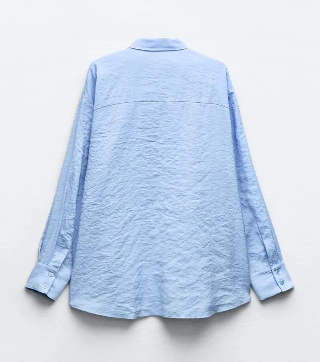 ZARA  |Casual Style Long Sleeves Plain Elegant Style